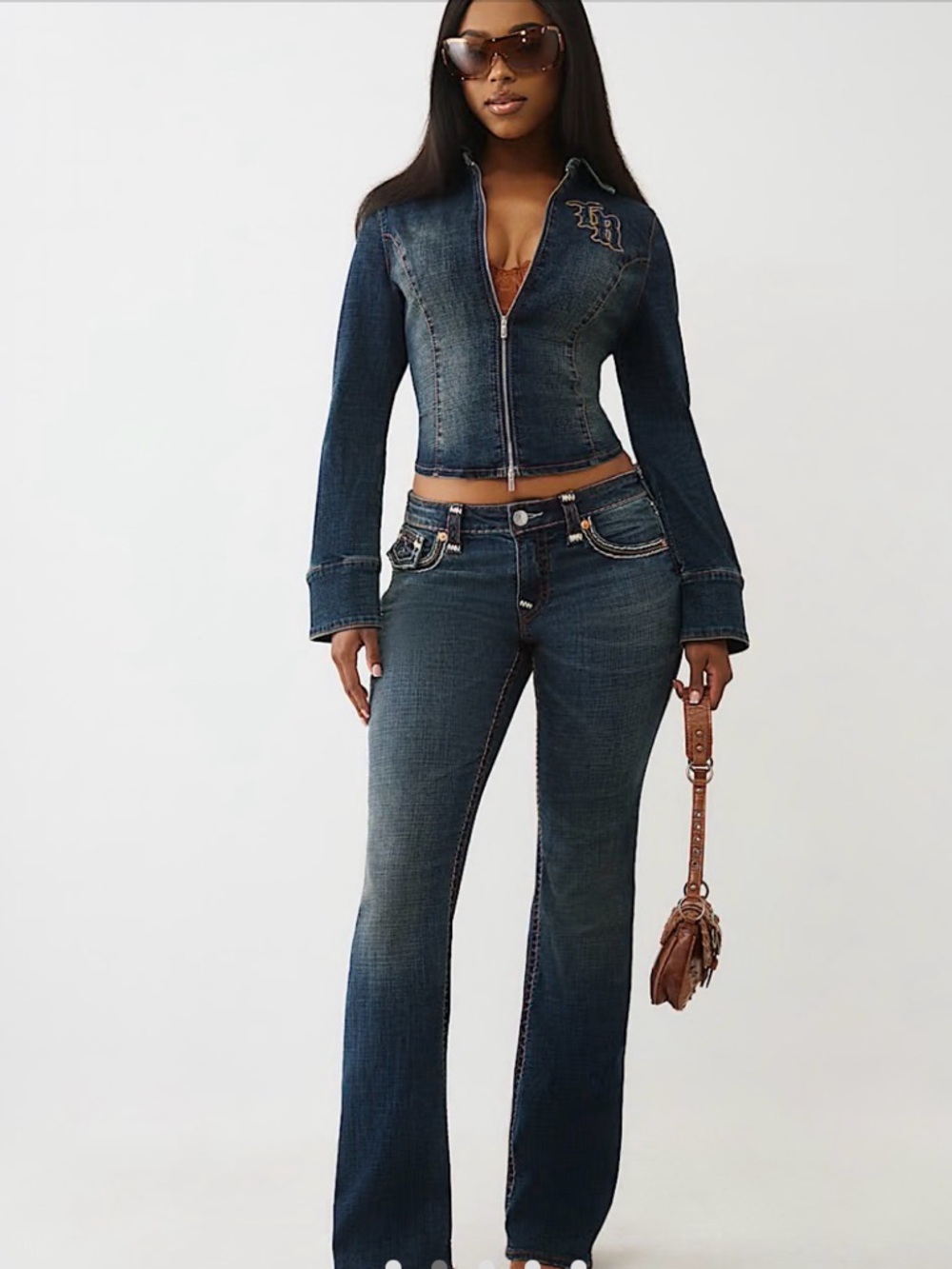 Becca Mid Rise Super T Bootcut Jean